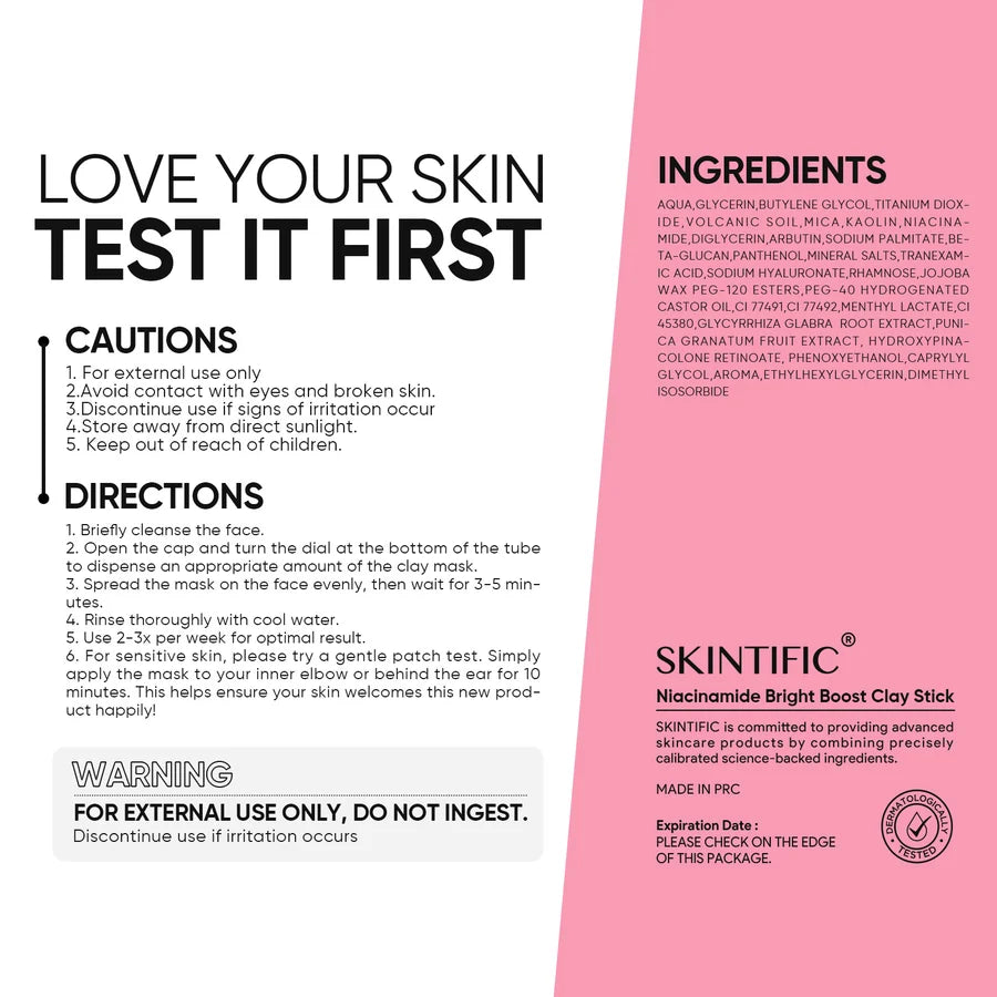 Skintific Niacinamide Clay Stick