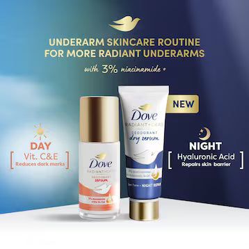 Dove Dry Serum Hyaluronic Acid Night Repair Deodorant