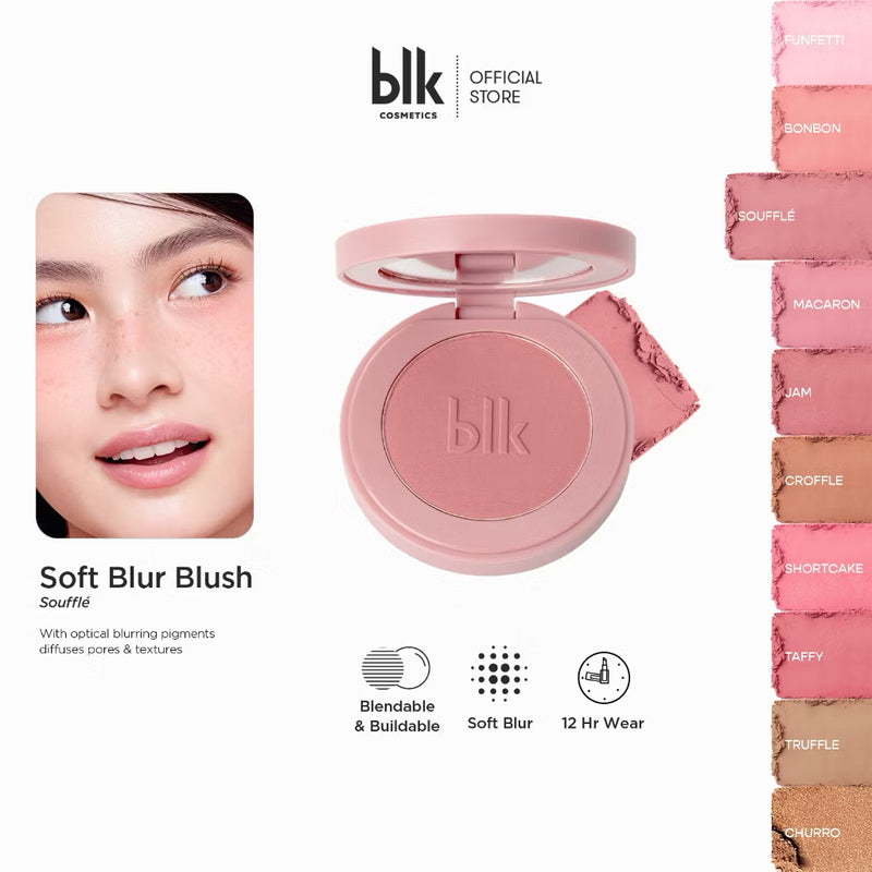 BLK Cosmetics Soft Blur Powder Blush
