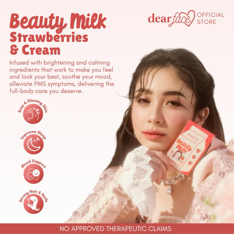 Dear Face Beauty Milk Strawberries and Cream