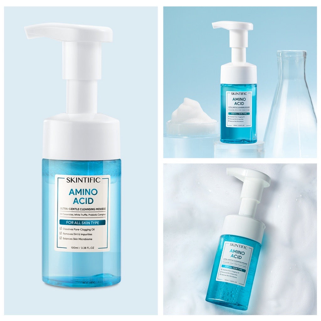 Skintific Amino Acid Ultra-Gentle Cleansing Mousse