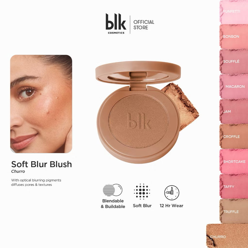 BLK Cosmetics Soft Blur Powder Blush