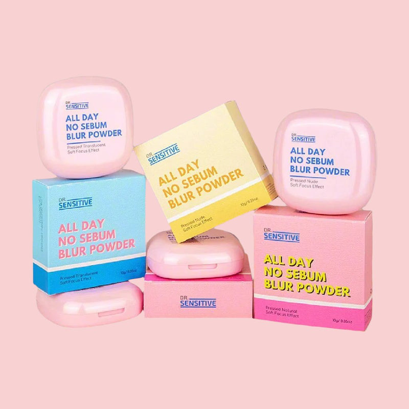 Dr. Sensitive All Day No Sebum Blur Pressed Powder