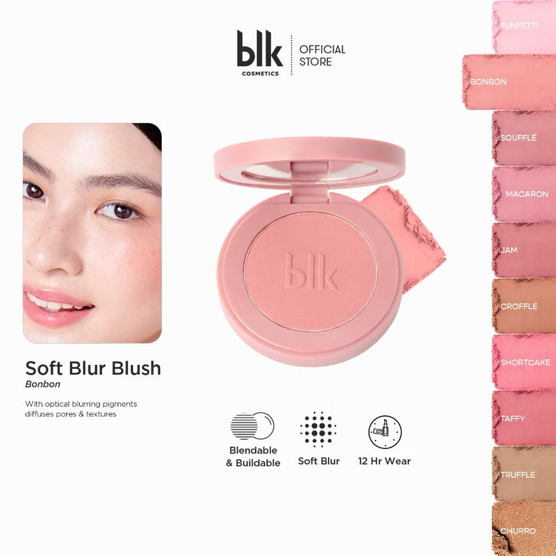 BLK Cosmetics Soft Blur Powder Blush