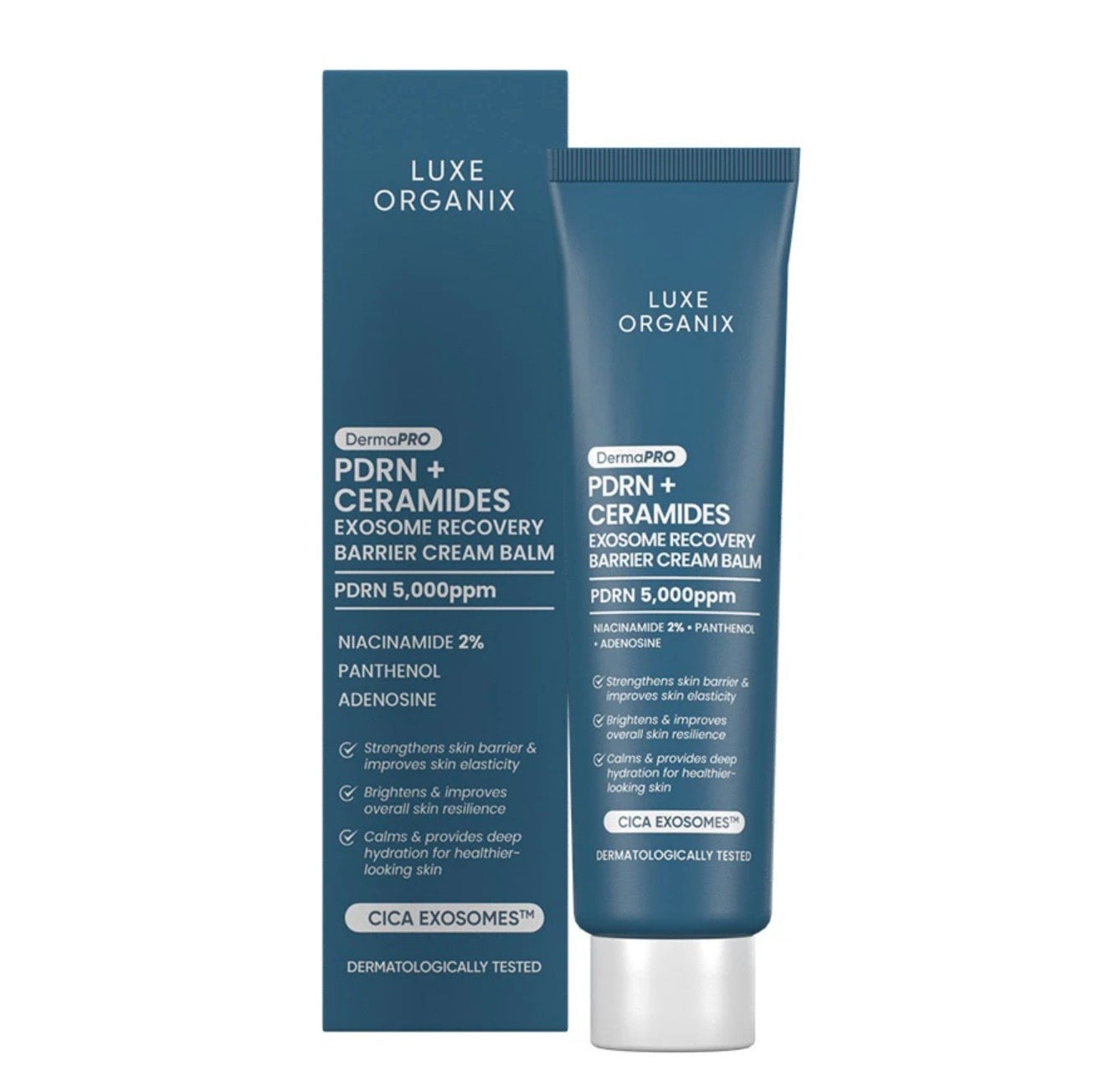 Luxe Organix PDRN + Ceramides Exosome Recovery Barrier Cream Balm
