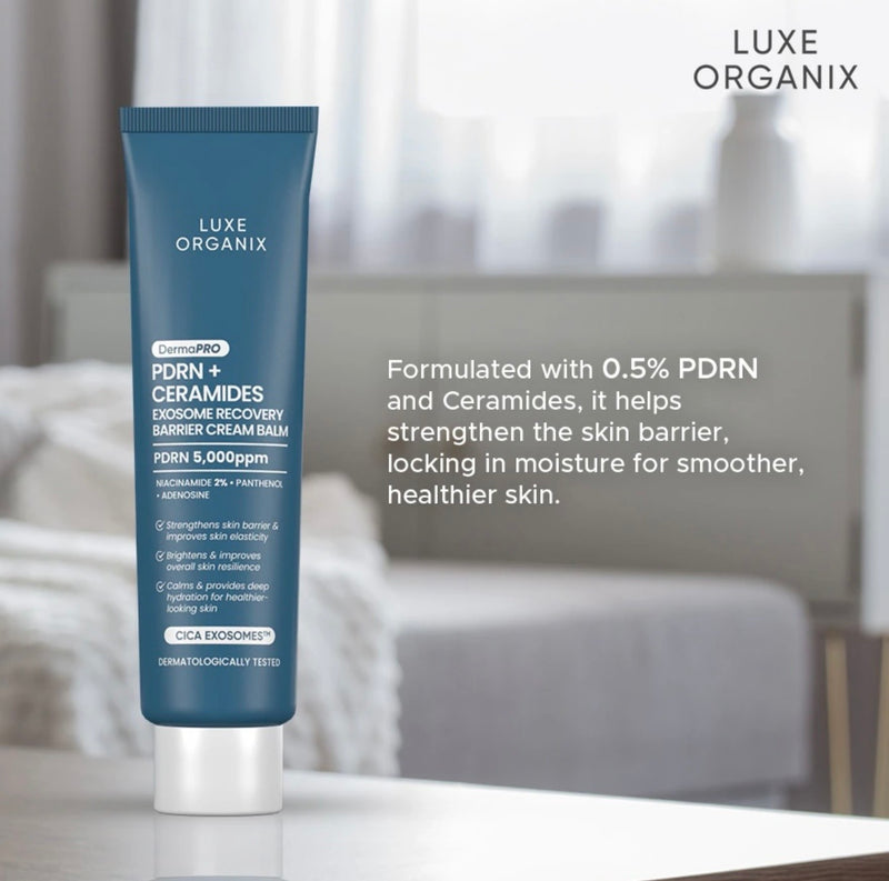 Luxe Organix PDRN + Ceramides Exosome Recovery Barrier Cream Balm