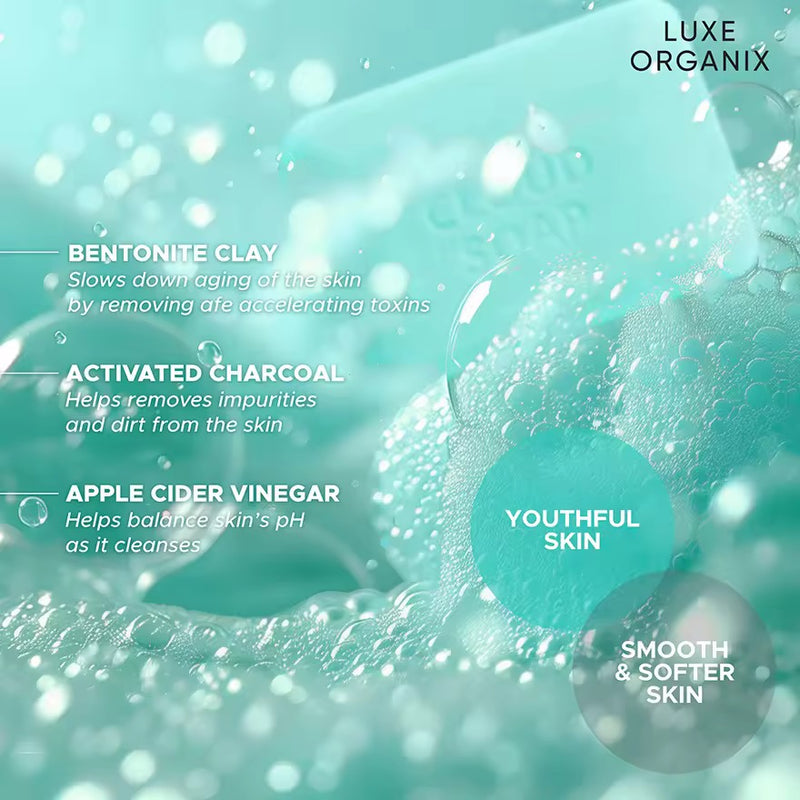 Luxe Organix Niacinamide + Bentonite Cloud Soap