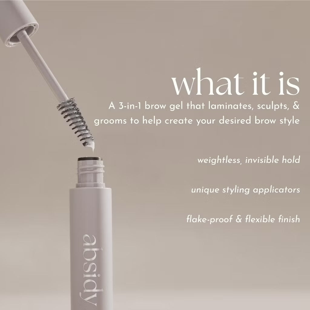 Absidy Clear 3in1 Brow Gel