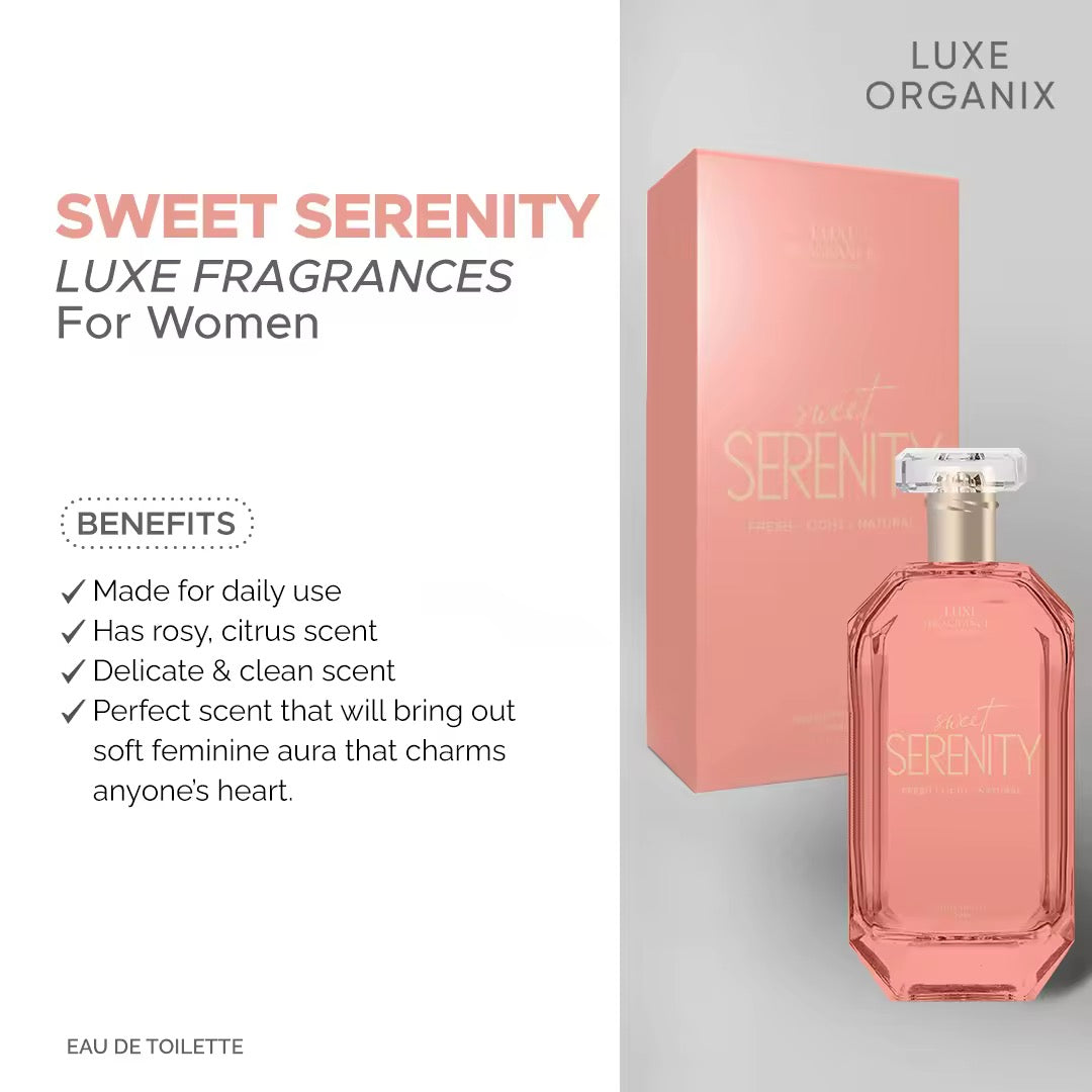 Luxe Fragrances in Sweet Serenity