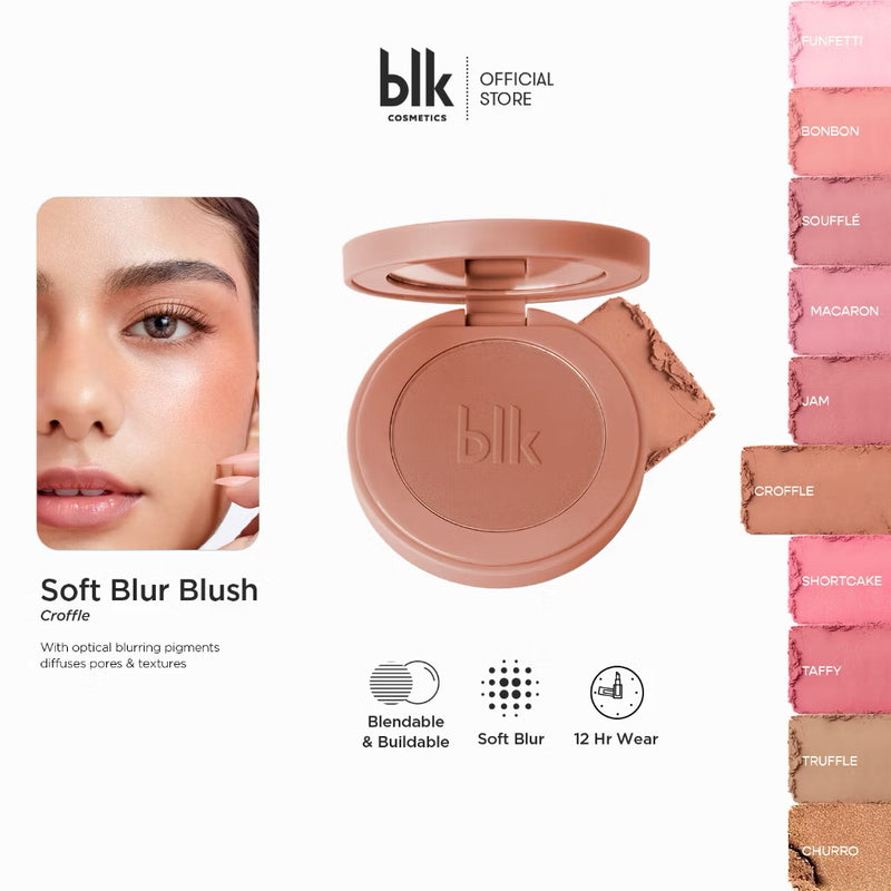 BLK Cosmetics Soft Blur Powder Blush