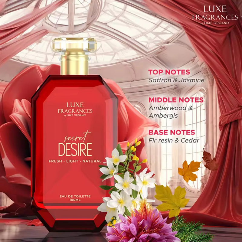 Luxe Fragrances in Secret Desire