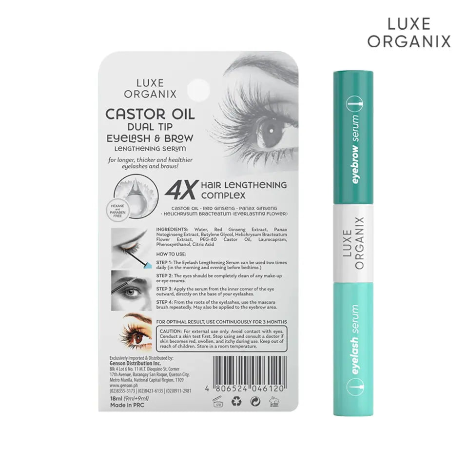 Luxe Organix Eyelash & Brow Growth Serum