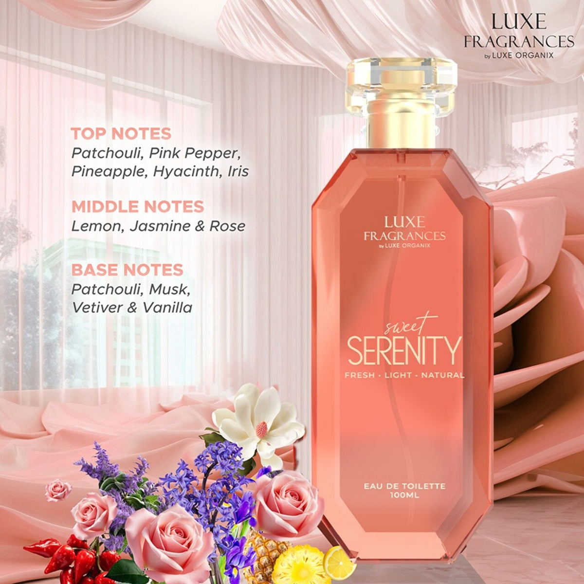 Luxe Fragrances in Sweet Serenity