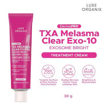 Luxe Organix TXA Melasma Clear Exo-10 Exosome Bright Treatment Cream