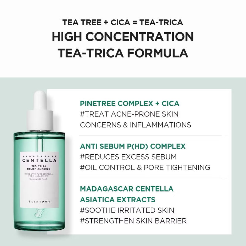 Skin1004 Madagascar Centella Tea-Trica Relief Ampoule