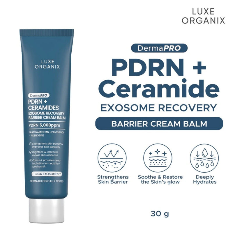 Luxe Organix PDRN + Ceramides Exosome Recovery Barrier Cream Balm