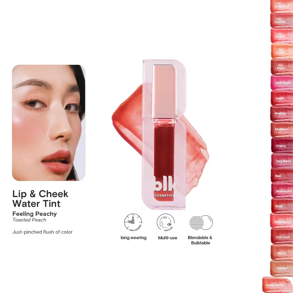 BLK Cosmetics Fresh Lip and Cheek Water Tint