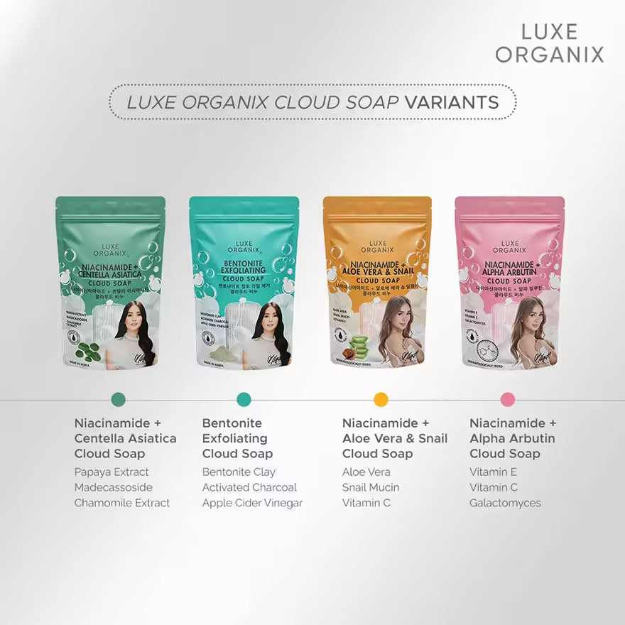 Luxe Organix Niacinamide + Centella Asiatica Cloud Soap