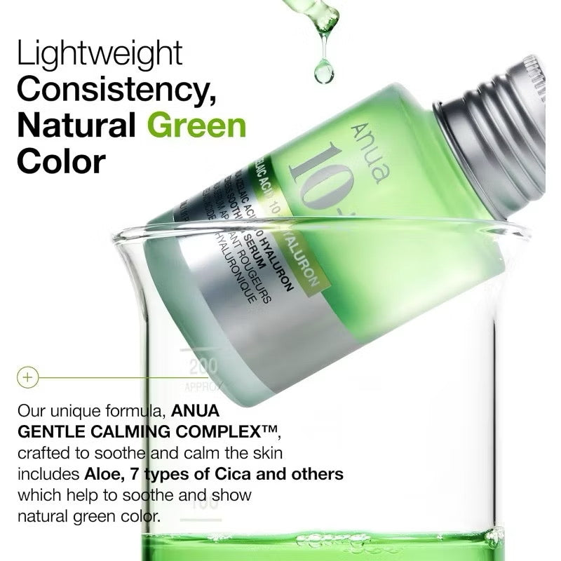 Anua Azelaic Acid 10 Hyaluron Redness Soothing Serum