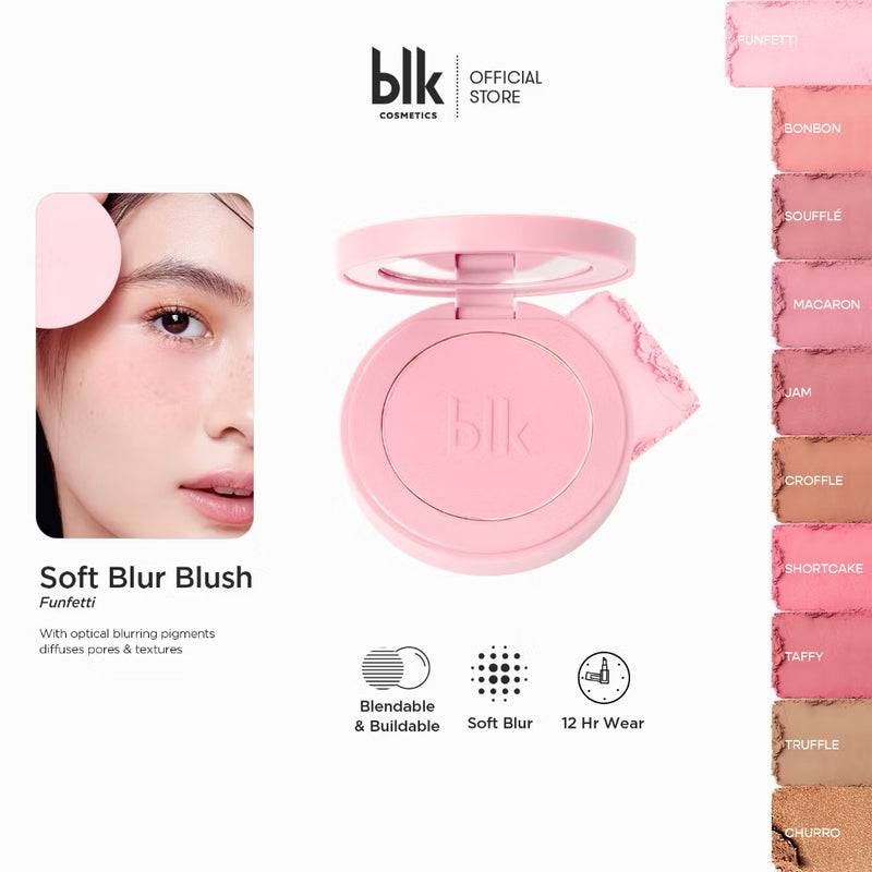 BLK Cosmetics Soft Blur Powder Blush