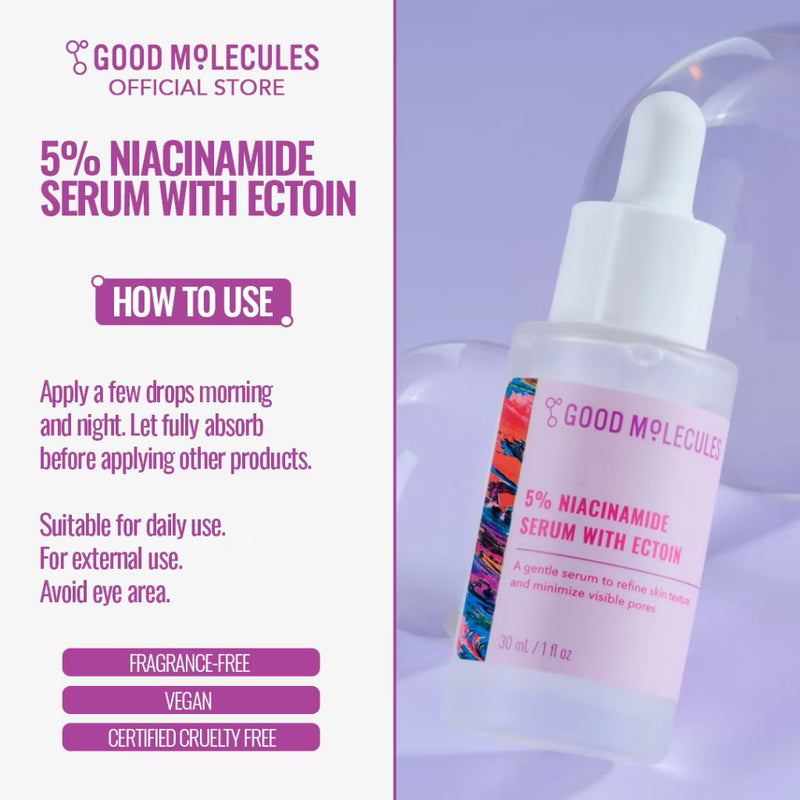 Good Molecules 5% Niacinamide Serum with Ectoin