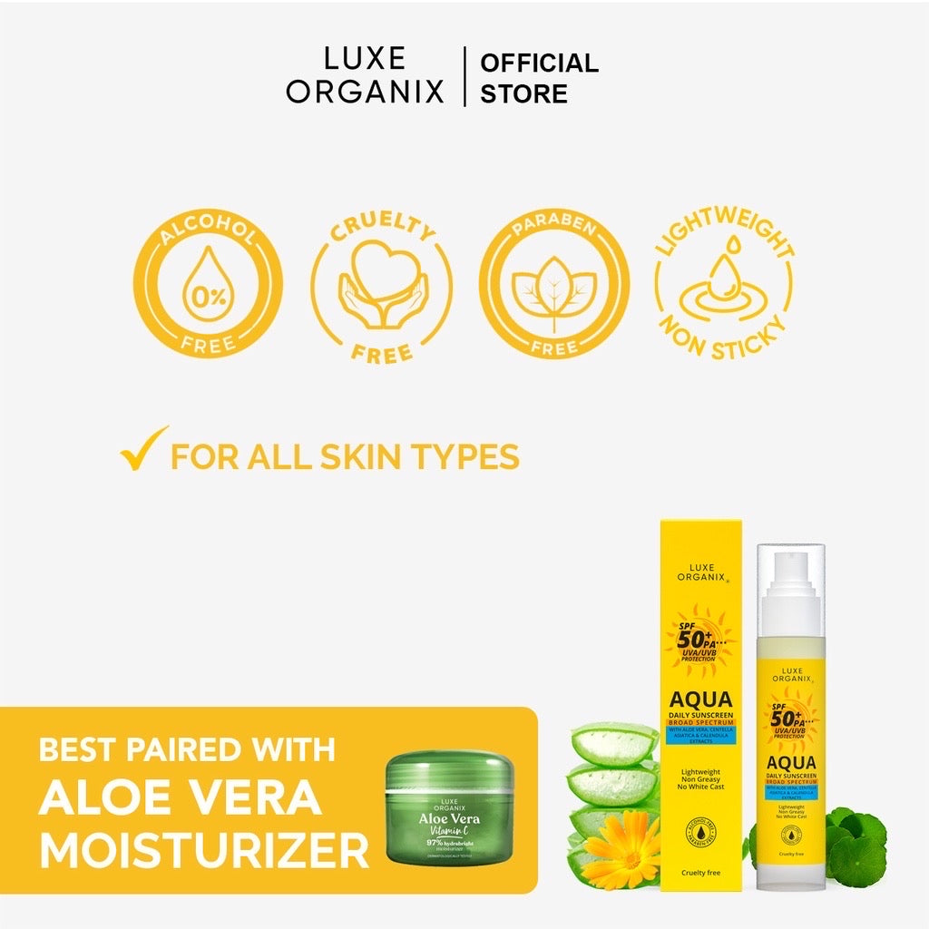 Luxe Organix Aqua Daily Sunscreen