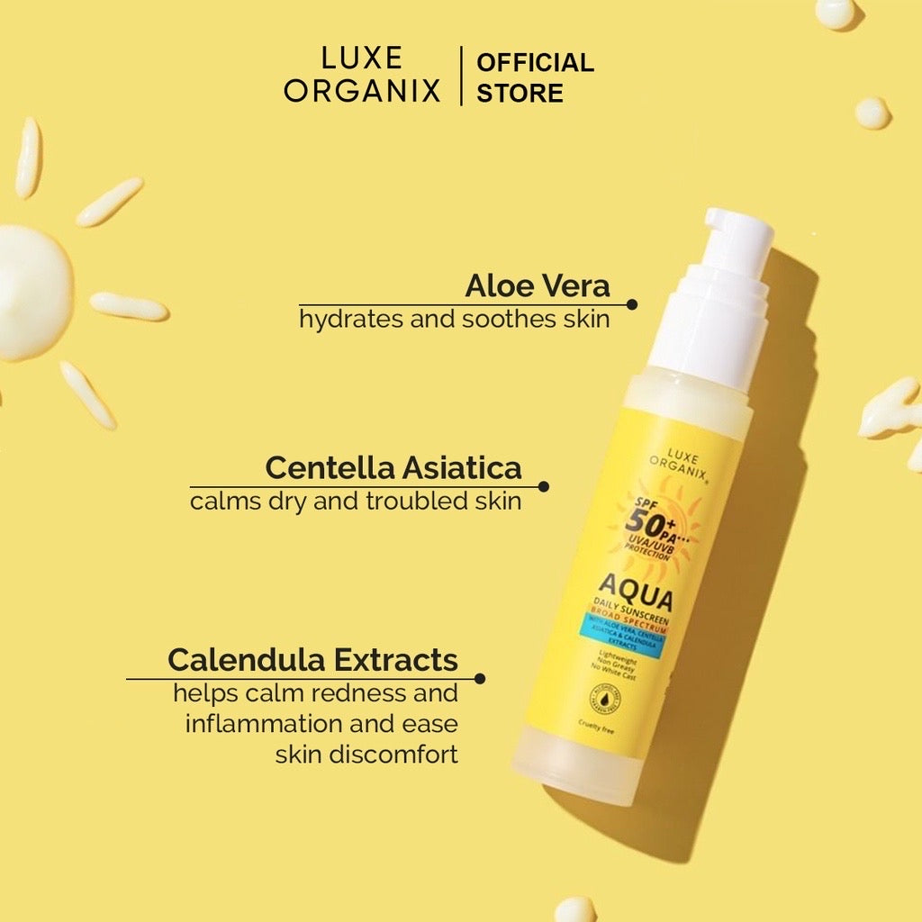 Luxe Organix Aqua Daily Sunscreen