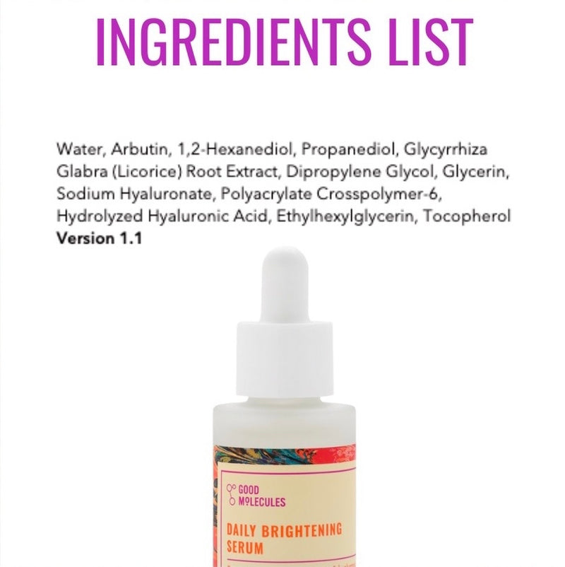 Good Molecules Daily Brightening Serum