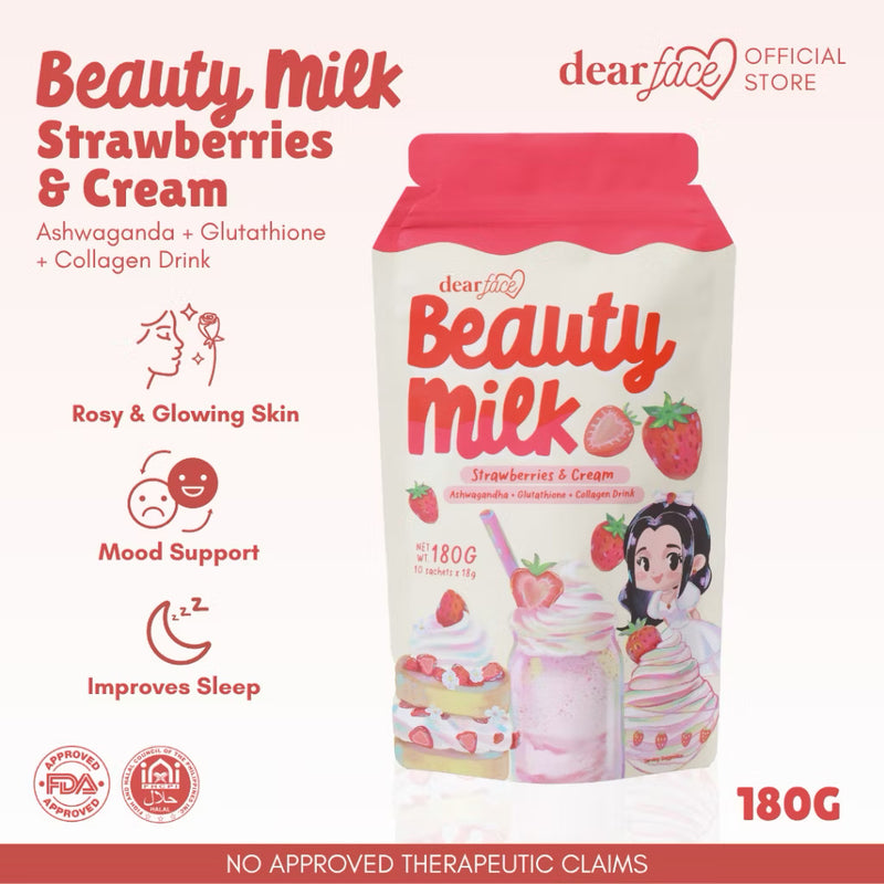 Dear Face Beauty Milk Strawberries and Cream