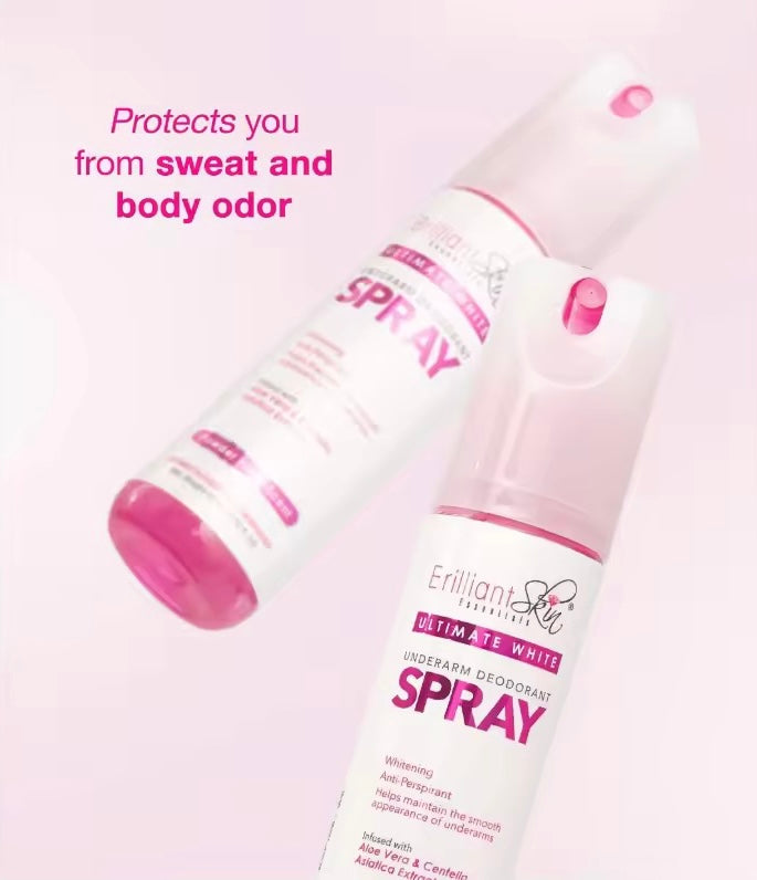 Brilliant Skin Ultimate White Underarm Deodorant Spray