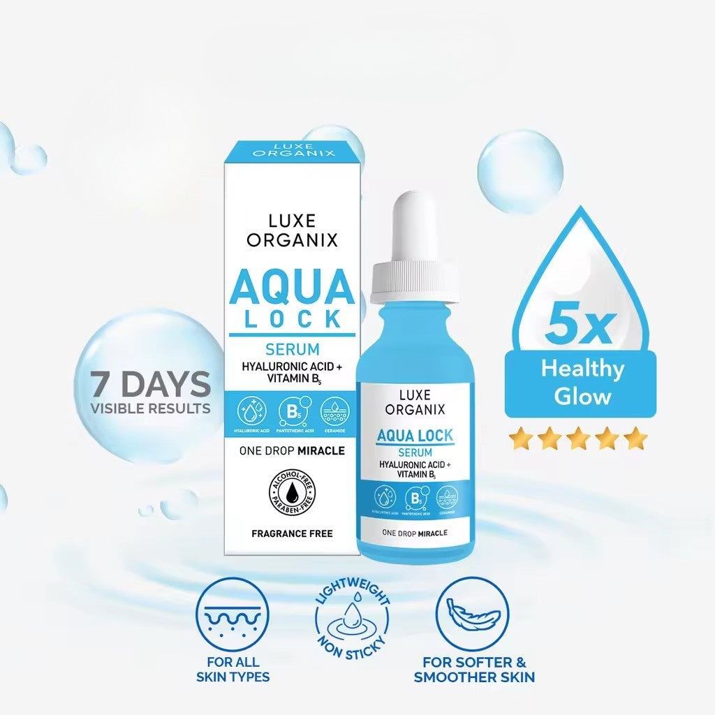 Luxe Organix Aqua Lock HyaGlow White Serum
