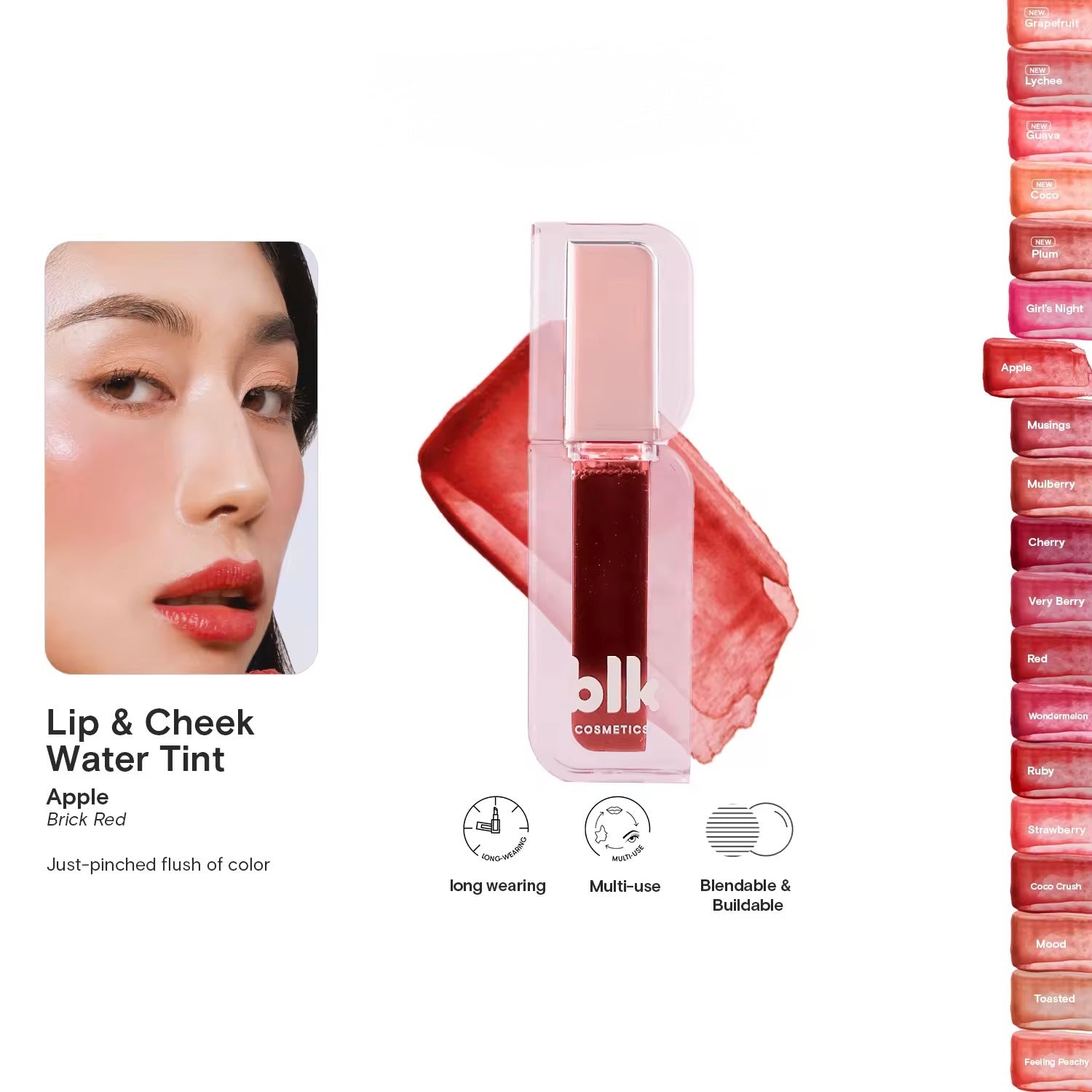BLK Cosmetics Fresh Lip and Cheek Water Tint