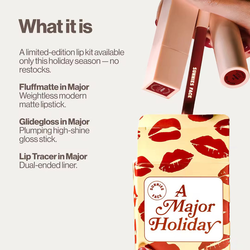 The Sunnies Face A Major Holiday Lip Kit + Mystery Gift