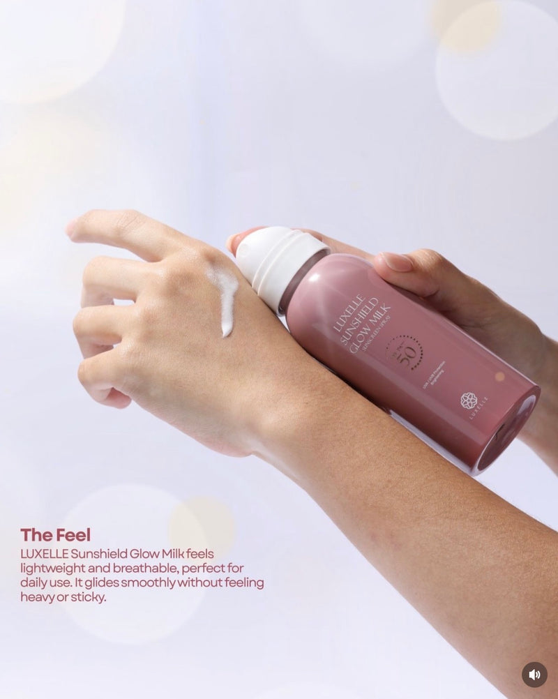 Luxelle Sunshield Glow Milk Sunscreen Spray