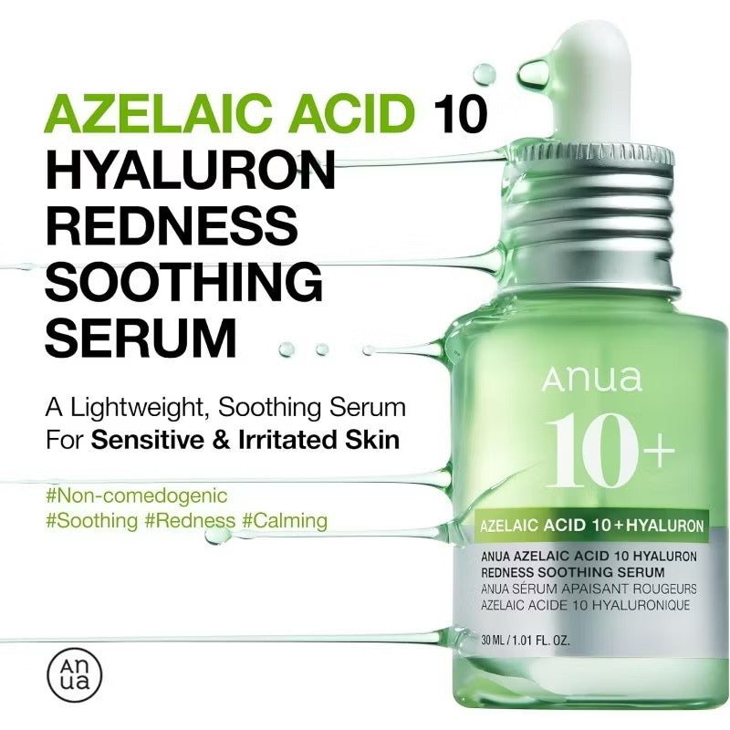 Anua Azelaic Acid 10 Hyaluron Redness Soothing Serum