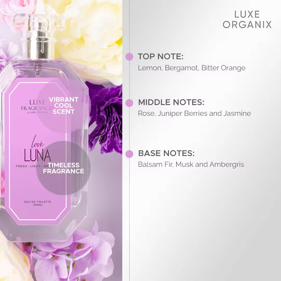 Luxe Fragrances – Love, Luna: Bright Floral & Green | The Glow Club NZ