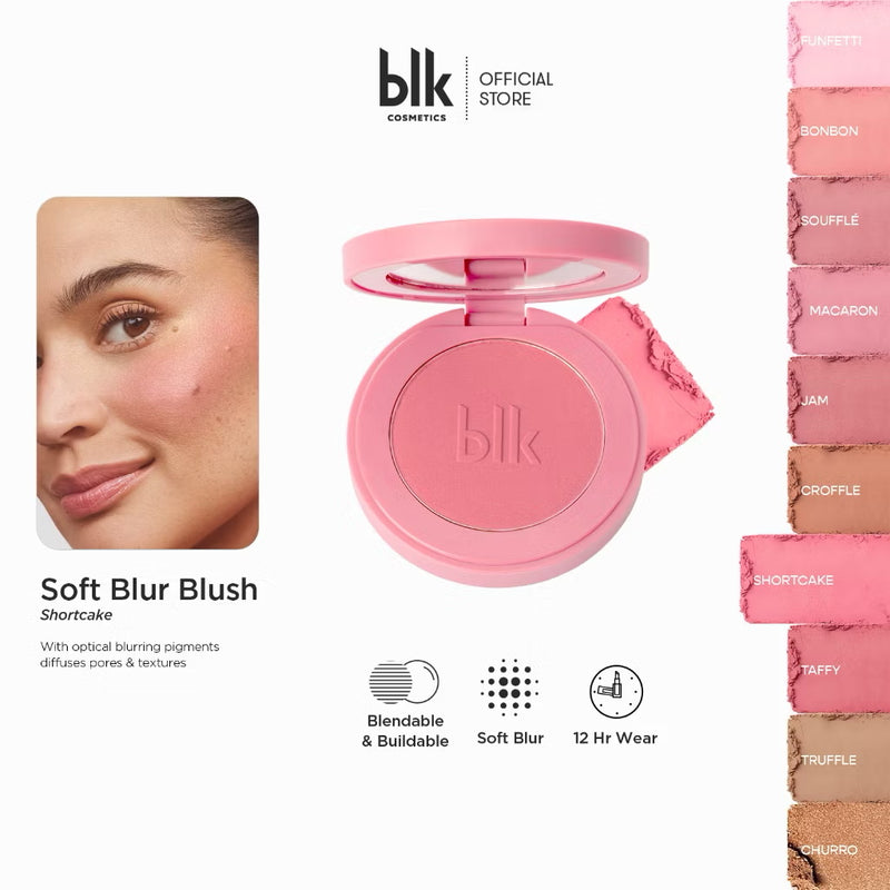 BLK Cosmetics Soft Blur Powder Blush