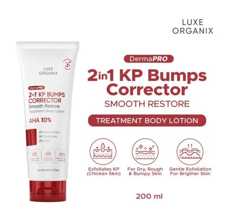 Luxe Organix 2in1 KP Bumps Corrector Treatment Body Lotion 200ml