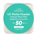 Luxe Organix UV 24H Zero Sebum Instant Pore Blurring Weightless Matte Powder Spf 50 Pa++++