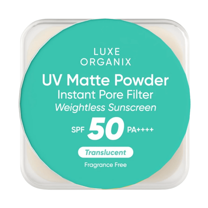 Luxe Organix UV 24H Zero Sebum Instant Pore Blurring Weightless Matte Powder Spf 50 Pa++++