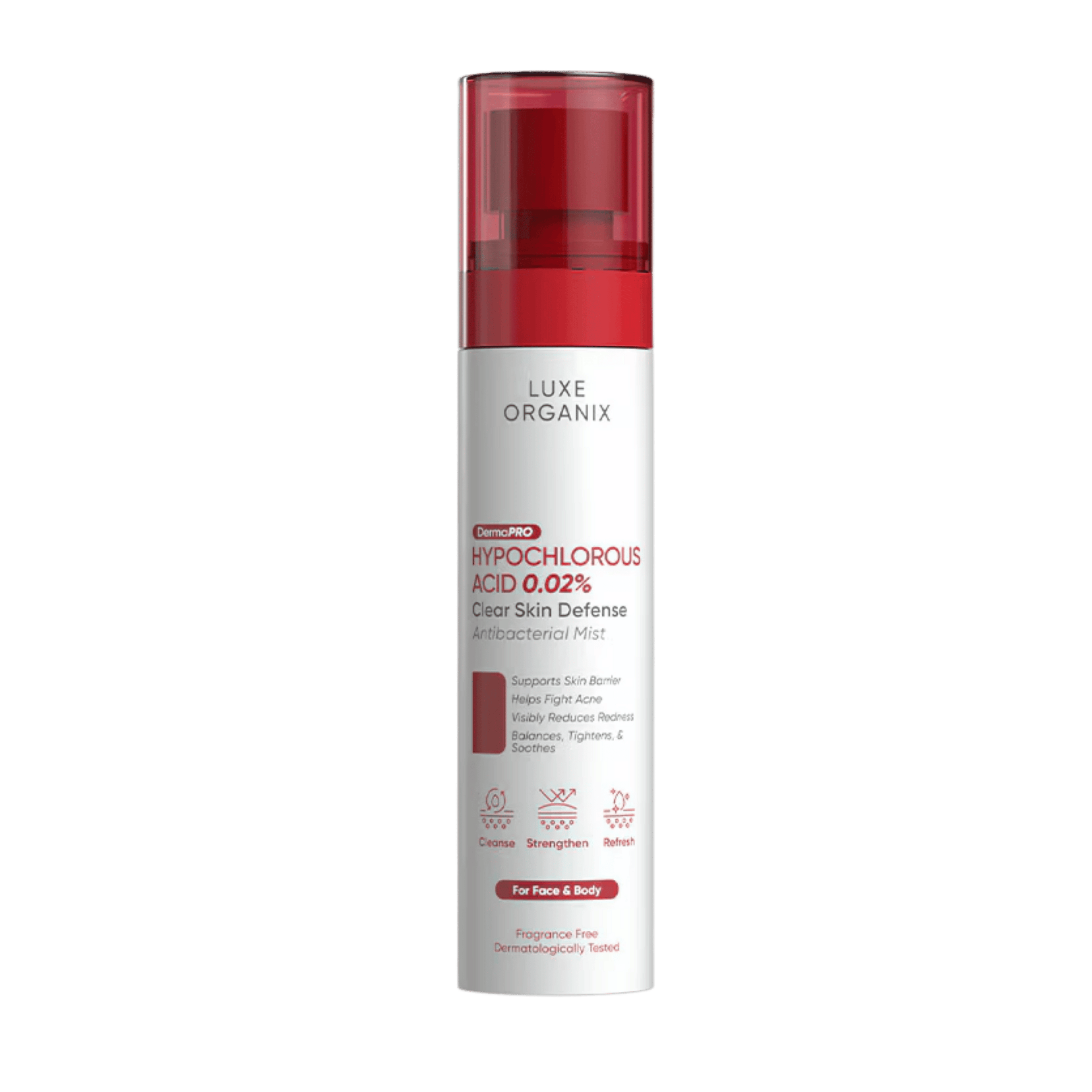 Luxe Organix Hypochlorous Acid 0.02% Clear Skin Defense Antibacterial Mist