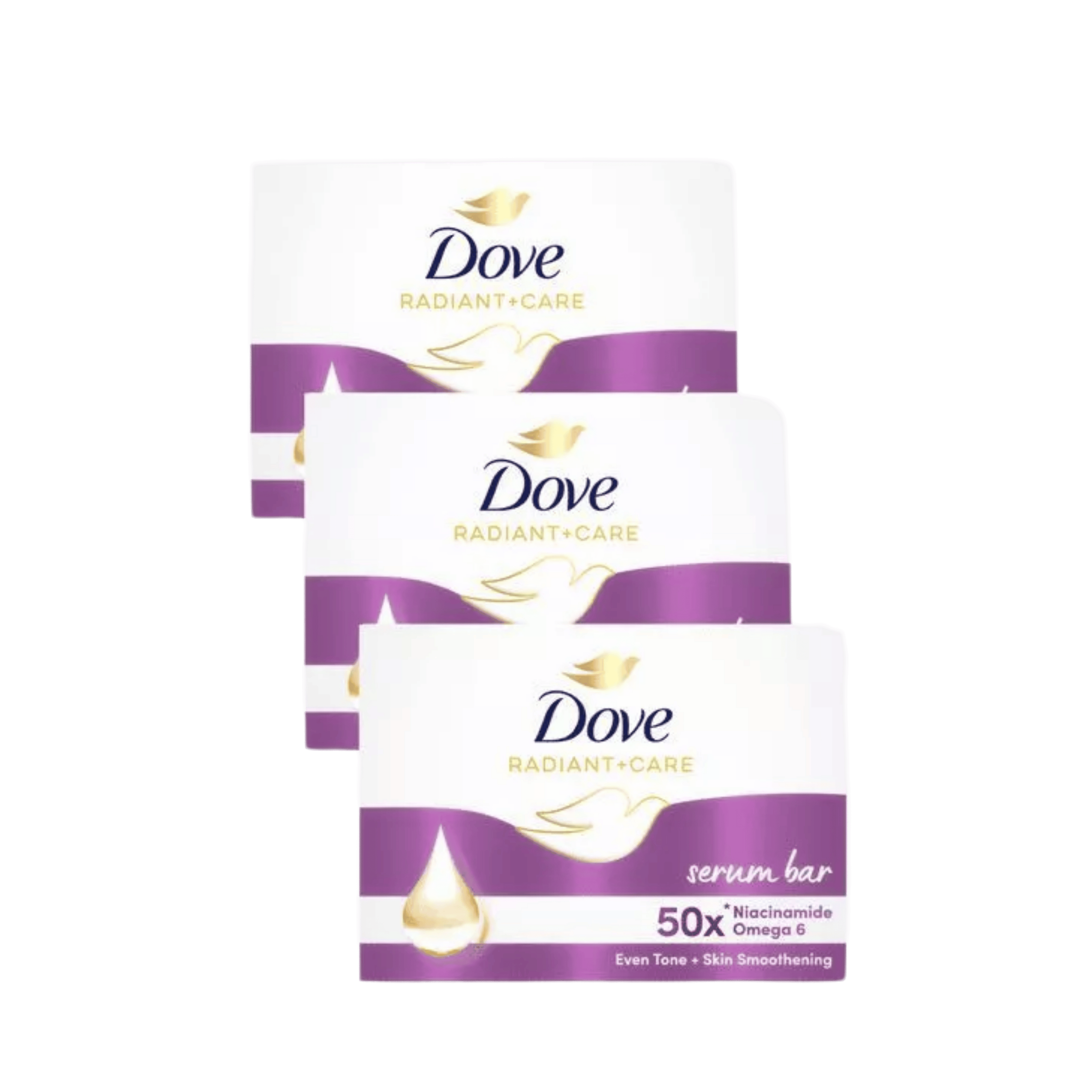 Dove Serum Bar 50x Niacinamide + Omega 6 Soap (3x90g)