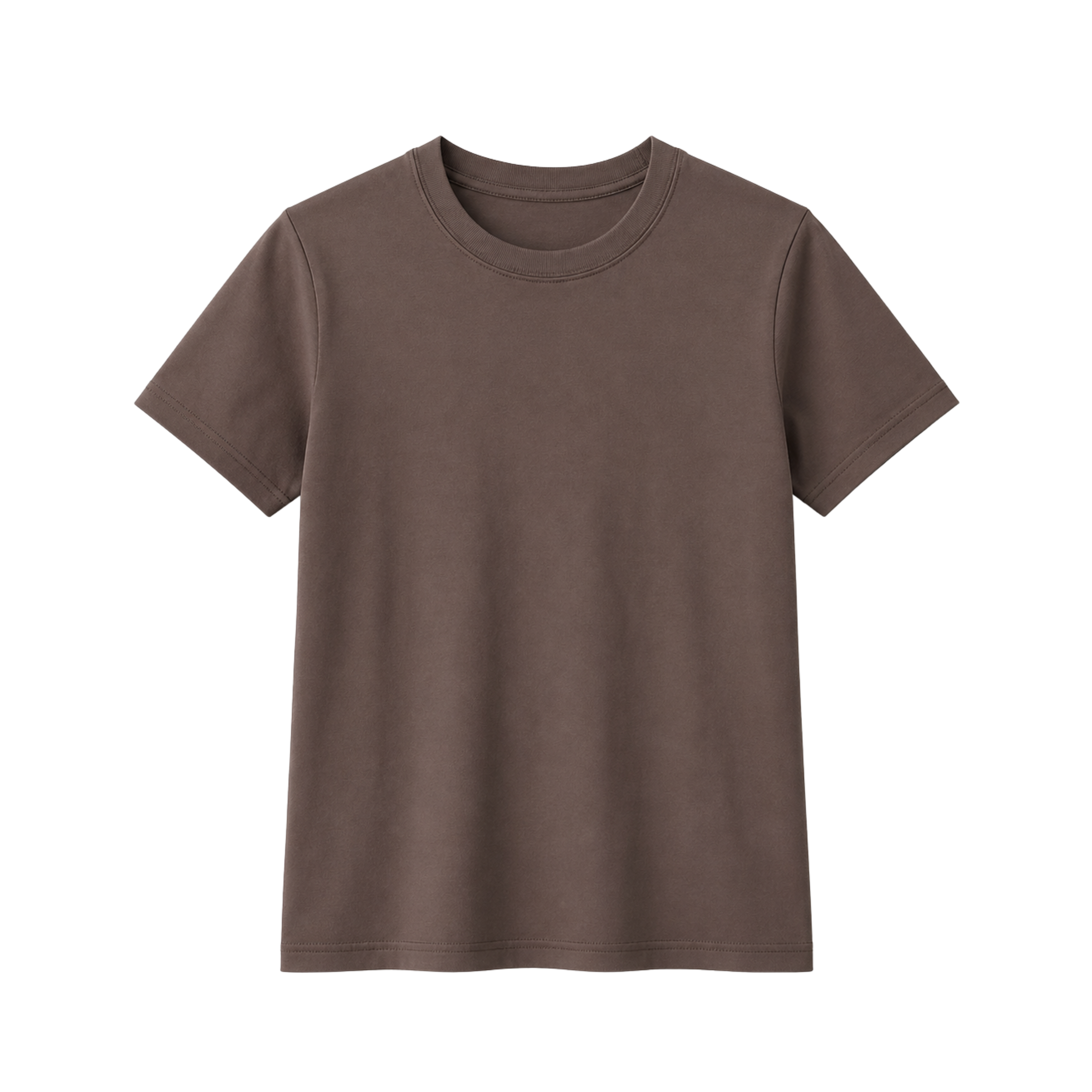 Uniqlo Crew Neck Shirt Brown