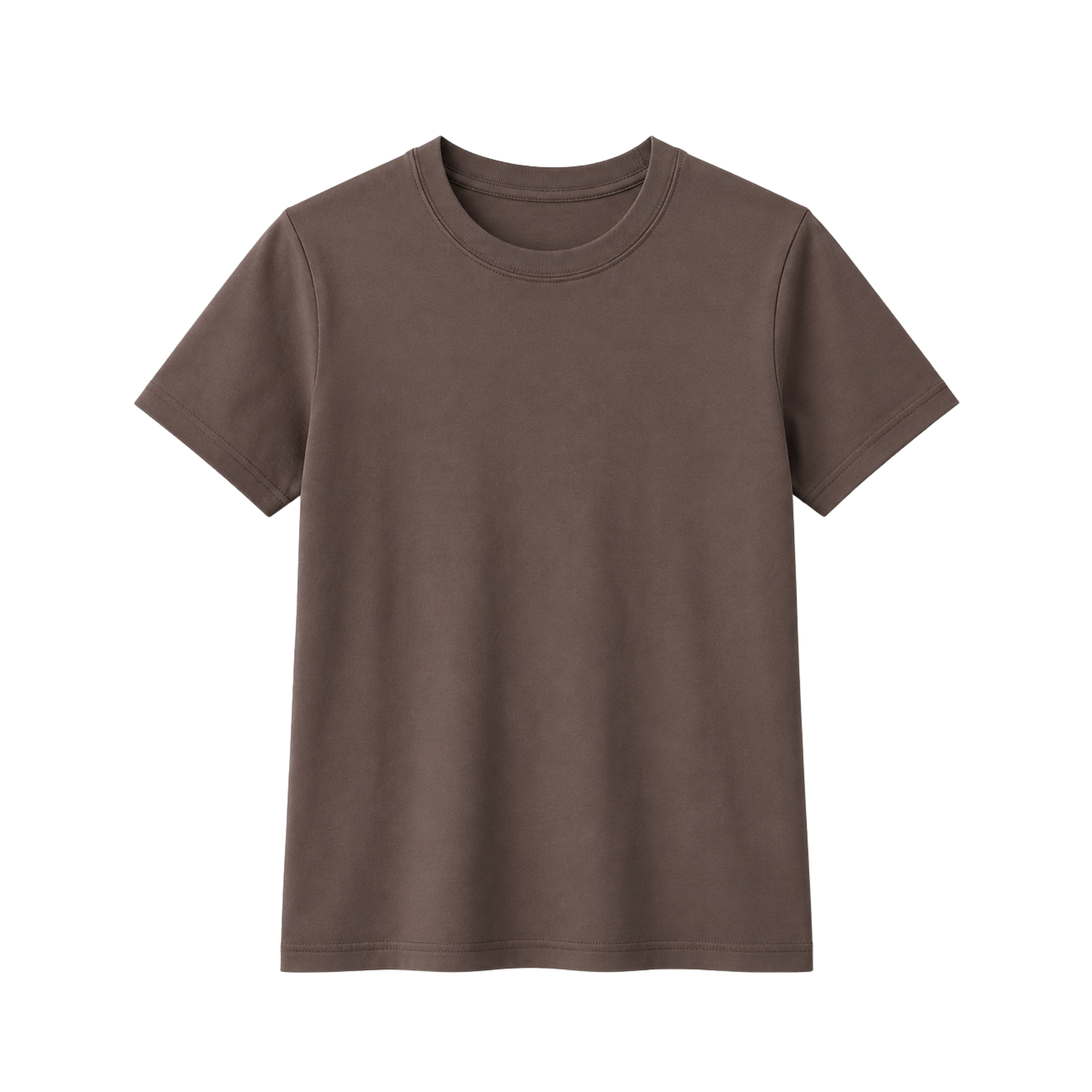 Uniqlo Crew Neck Shirt Brown