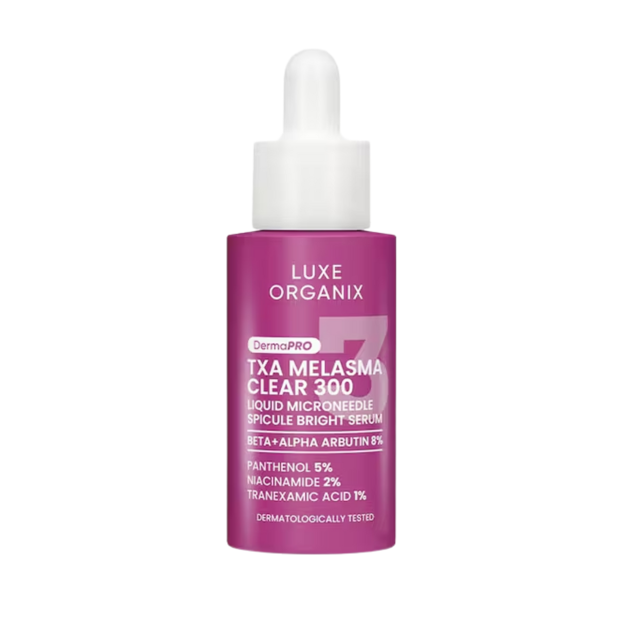Luxe Organix TXA Melasma Clear 300 Liquid Microneedle Spicule Bright Serum