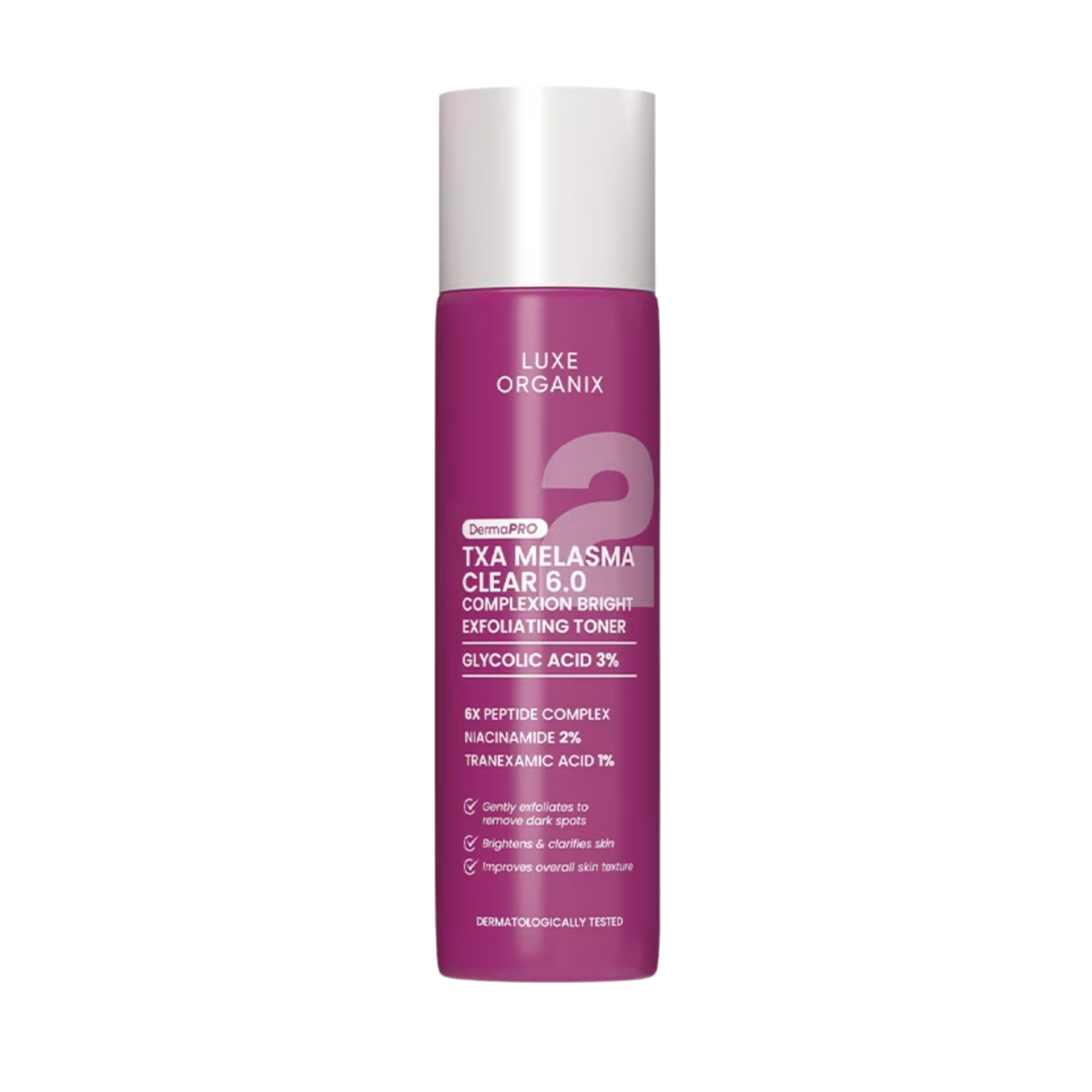 Luxe Organix TXA Melasma Clear 6.0 Complexion Bright Exfoliating Toner