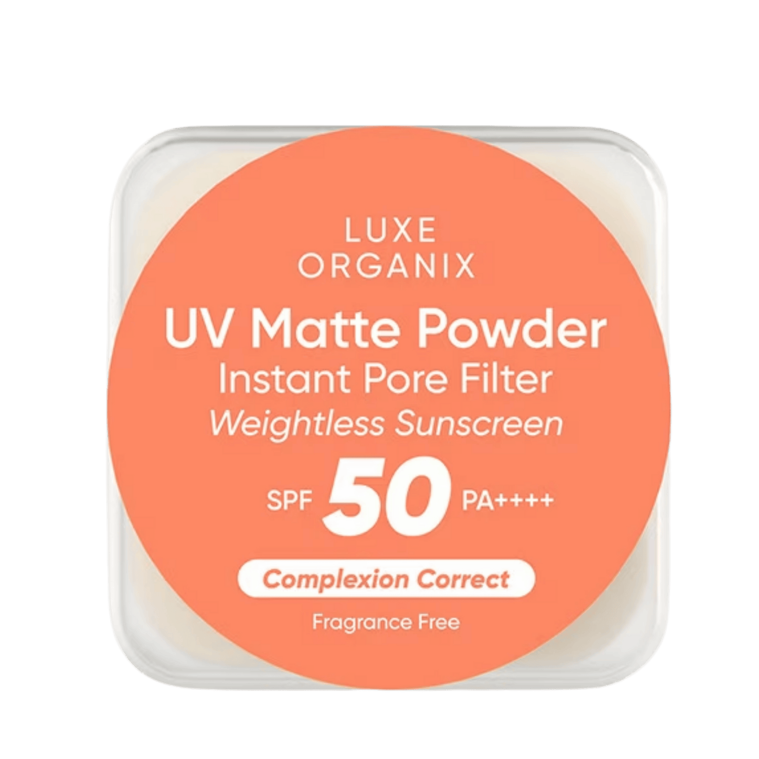 Luxe Organix UV Matte Powder Sunscreen Complexion Correct