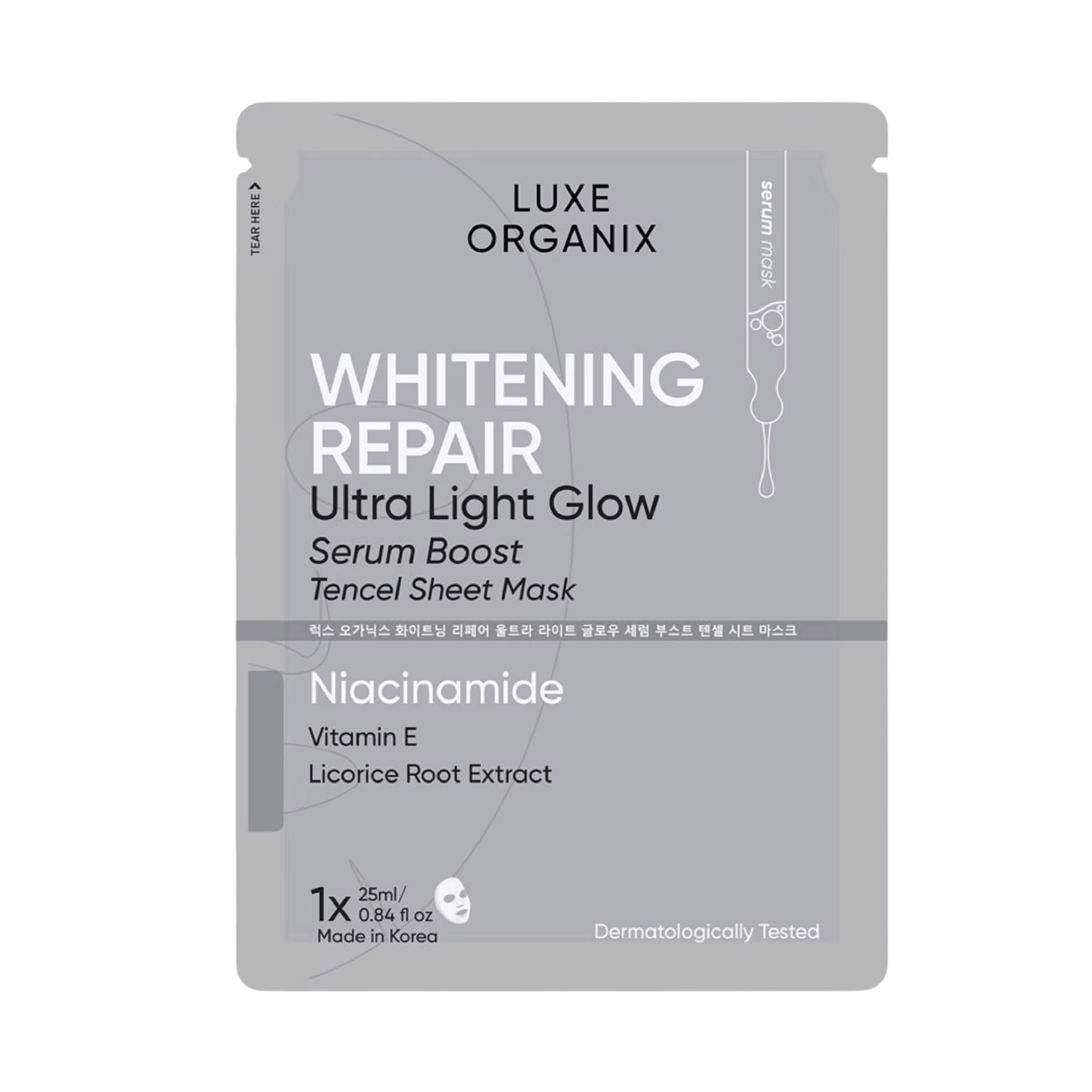 Luxe Organix Whitening Repair Sheet Mask
