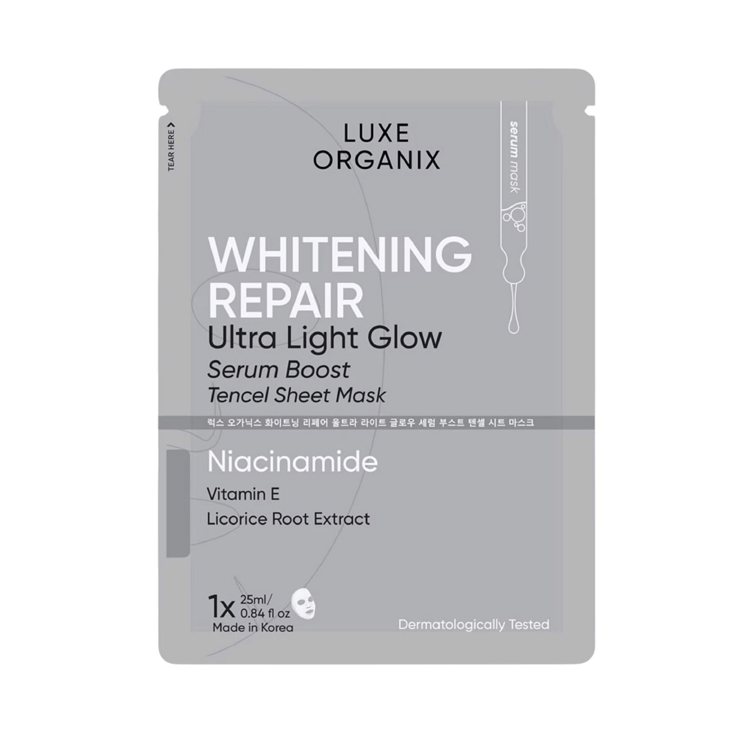 Luxe Organix Whitening Repair Sheet Mask