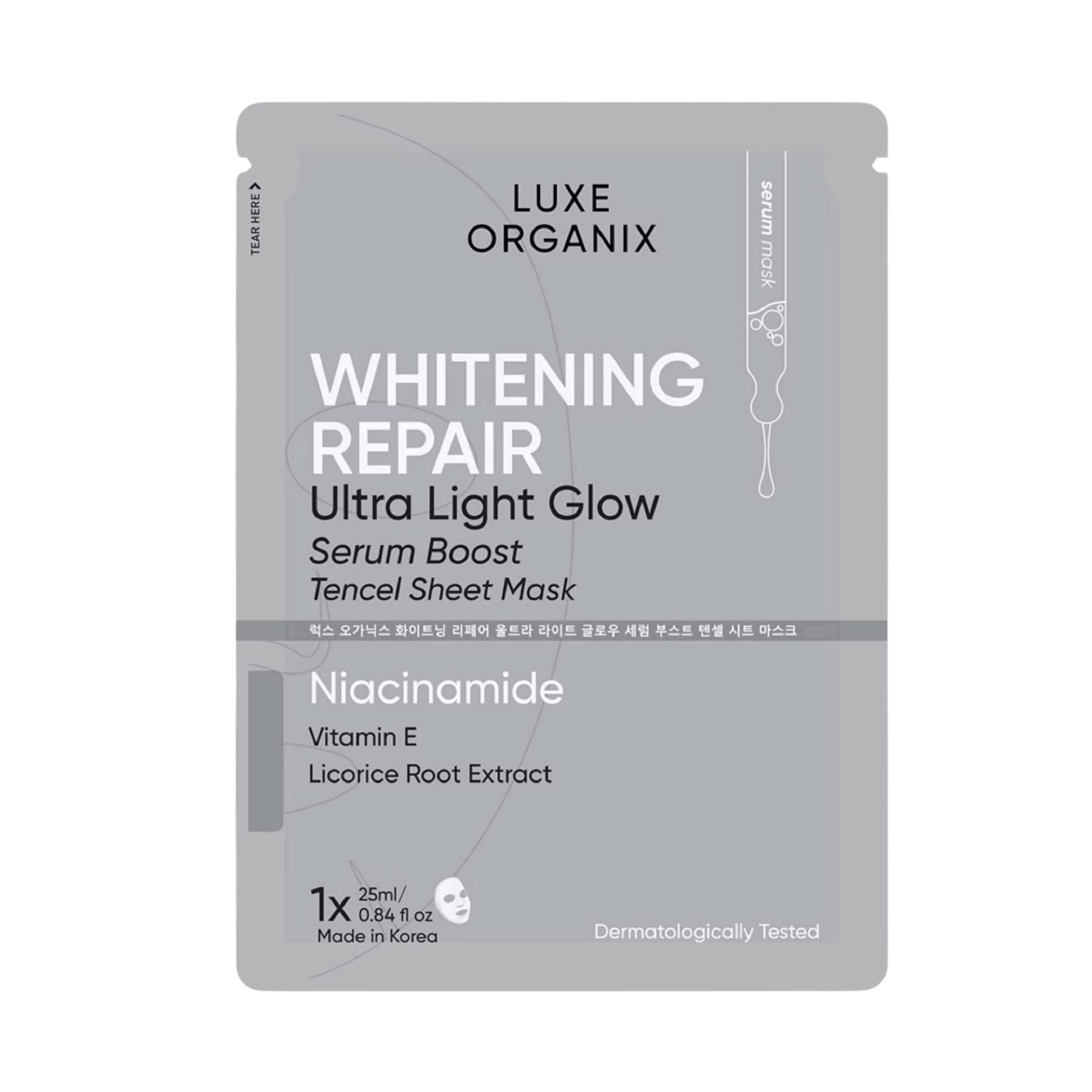 Luxe Organix Whitening Repair Sheet Mask